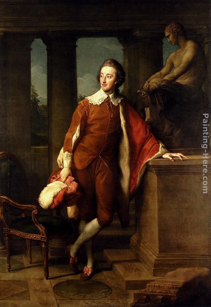 Portrait Of Anthony Ashley-Cooper, 5th Earl Of Shaftesbury (1761-1811) painting - Pompeo Girolamo Batoni Portrait Of Anthony Ashley-Cooper, 5th Earl Of Shaftesbury (1761-1811) art painting
